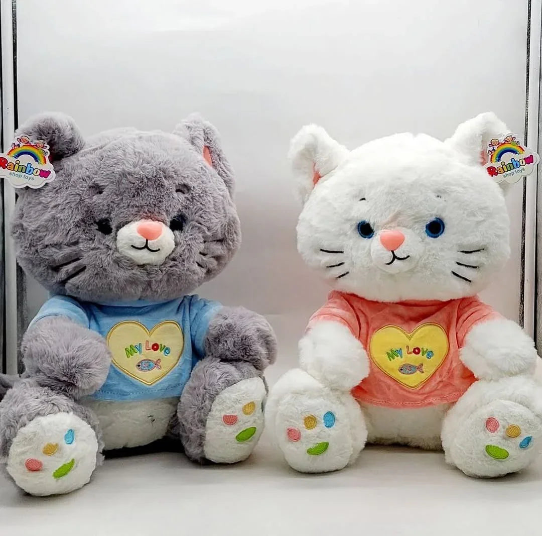 Cute Kitty Cat with Shirt (40 cm)