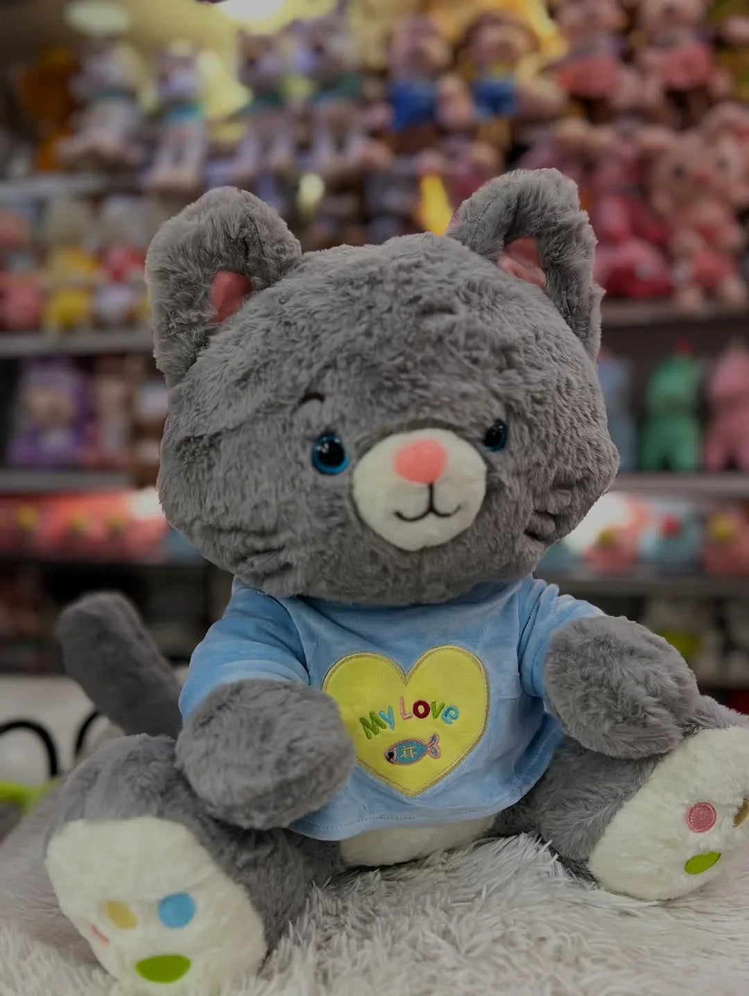 Cute Kitty Cat with Shirt (40 cm)