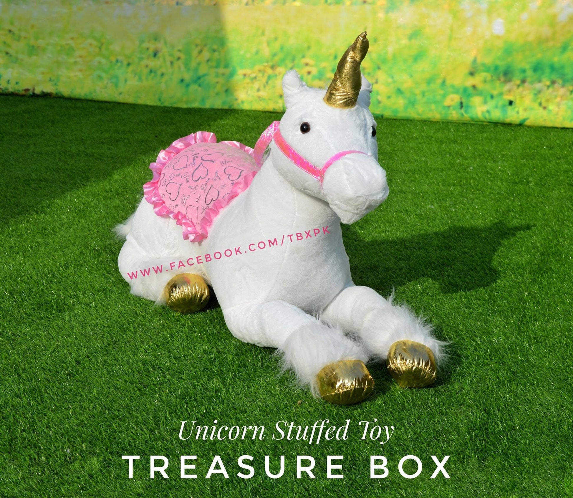 'Royal' Unicorn Stuffed Toy (3 Feet)