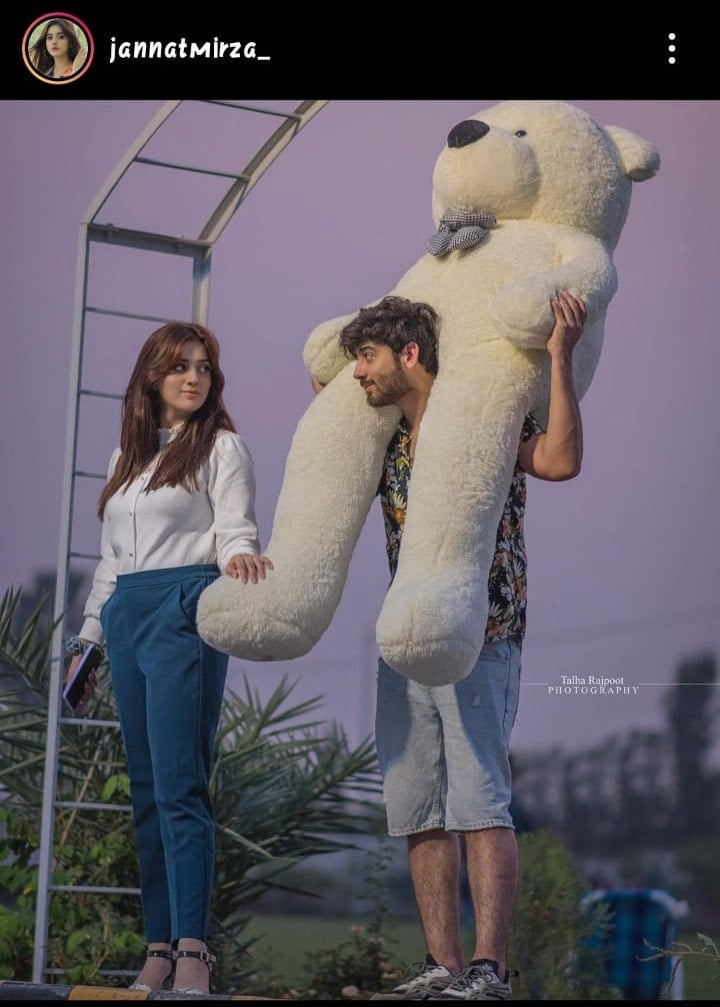Jannat Mirza's Teddy Bear