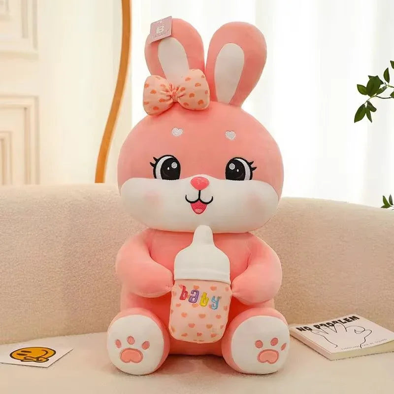 Cute Bunny with Feeder
